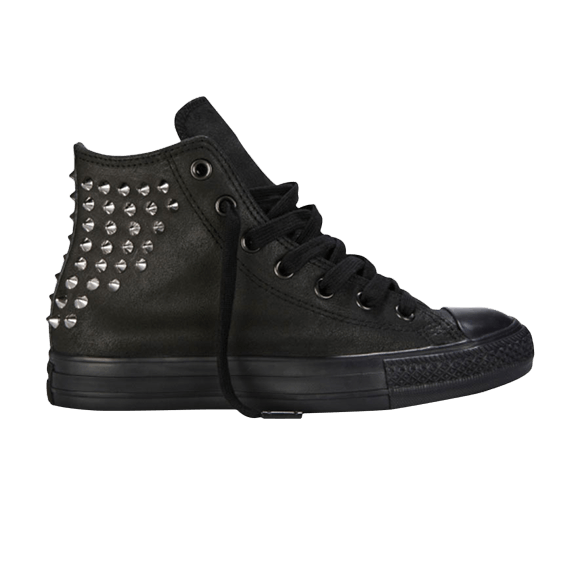 Chuck Taylor All Star Leather Collar Studs Hi 'Phantom Black'