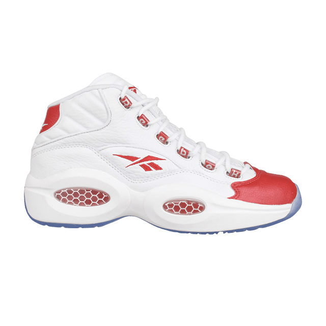 red and white allen iverson shoes