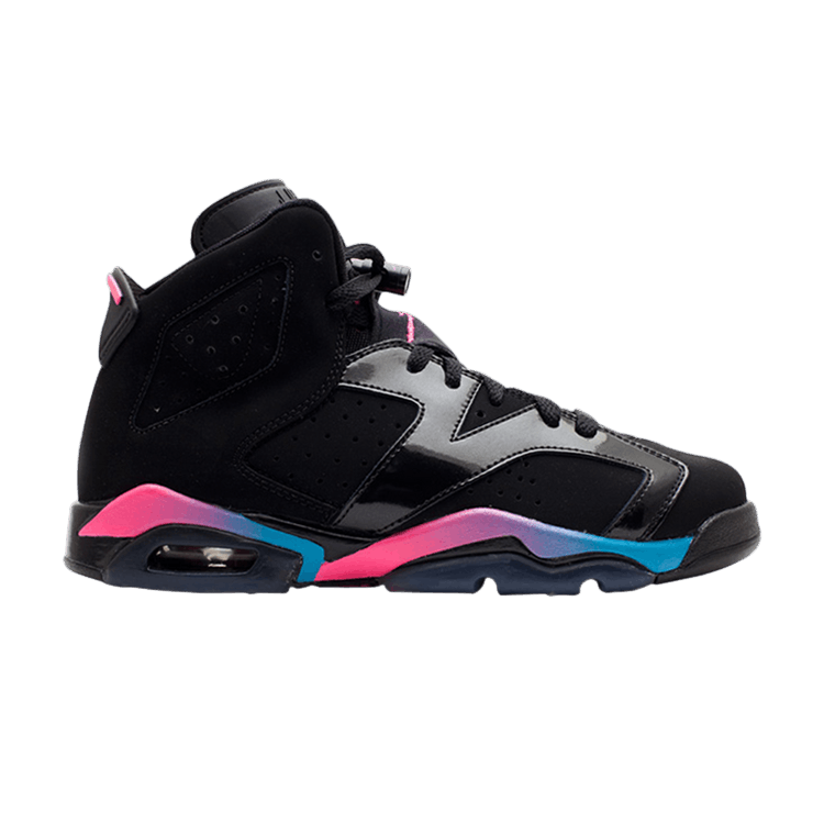Retro 6 black and shop pink