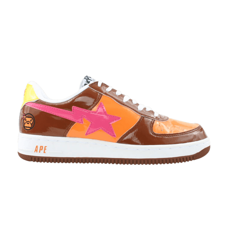 スニーカー baby milo abathingape fs-001 Buy Bapesta FS-001 Low 'Baby Milo - Brown Orange' - 598 | GOAT