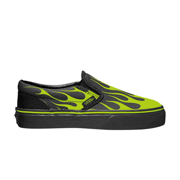 Kids Classic Slip-on Neon Flame