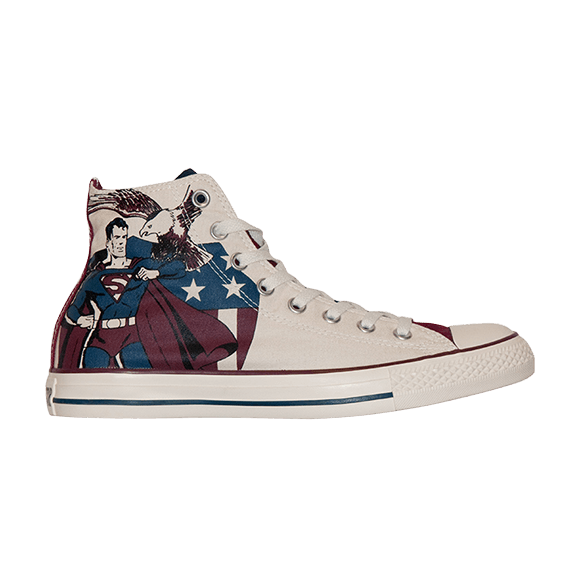 DC Comics x Chuck Taylor All Star Hi 'Superman Split Panel'