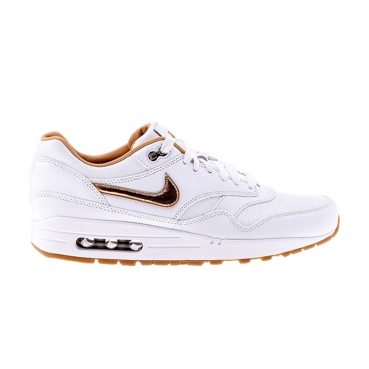 Nike air max 1 fb woven metallic gold shop