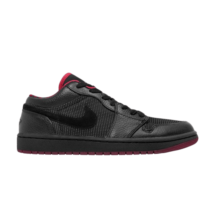 Jordan 1 retro low black metallic silver 2025 varsity red