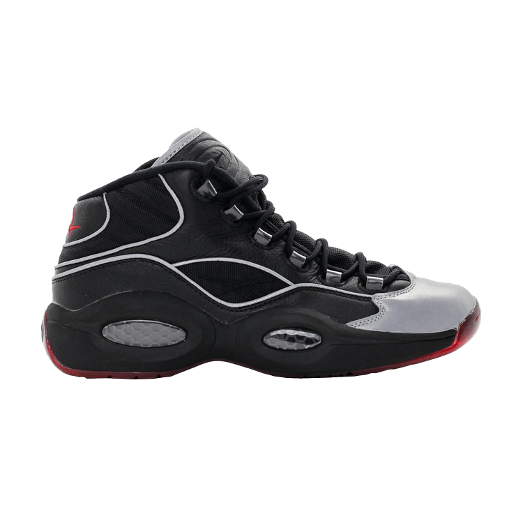 Sneakers Release – Reebok Question Mid “Street Sleigh”  Black/Red Shoe