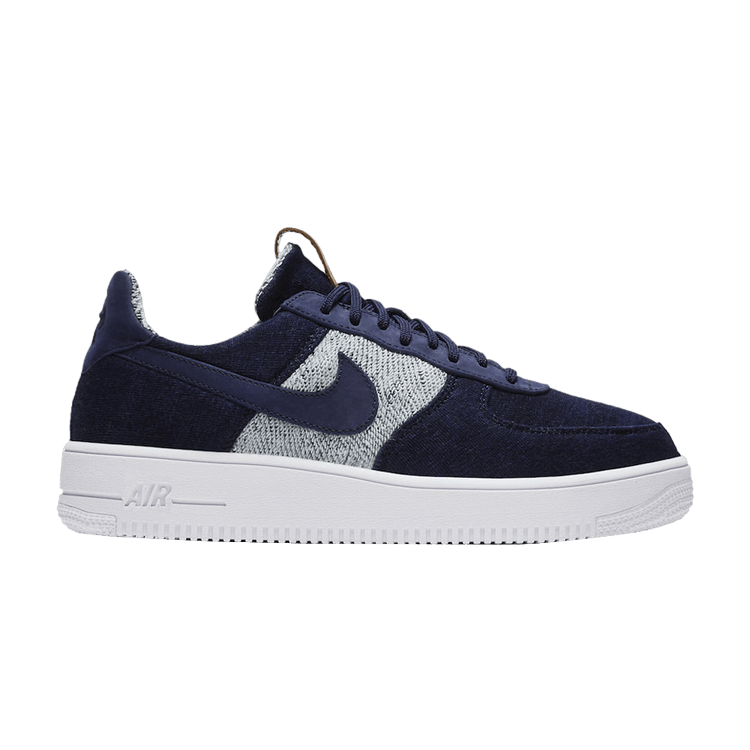 商品画像：2017 NIKE AIR FORCE 1 ULTRAFORCE LOW LOOPWHEELER INDIGO SIZE 2