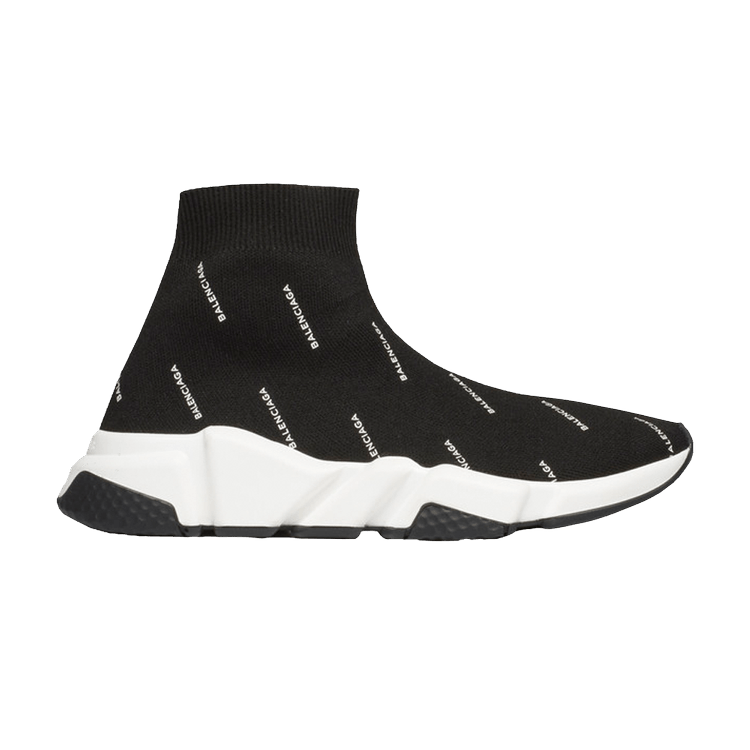 Balenciaga Wmns Speed Trainer Mid 'All Over Logo'