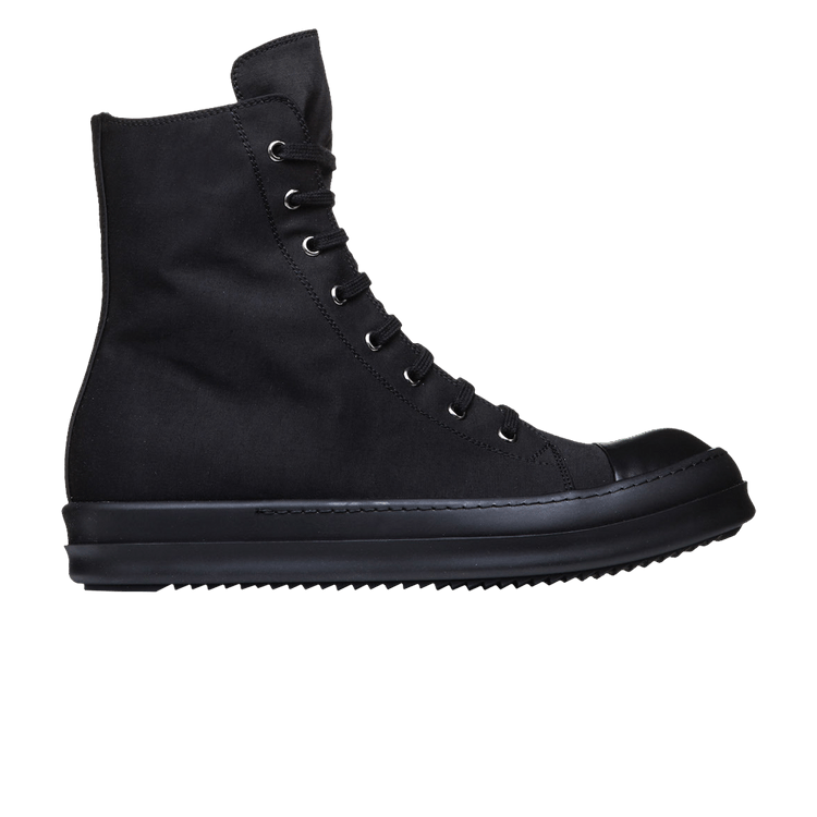 RICKOWENSconverseblackcanvasws