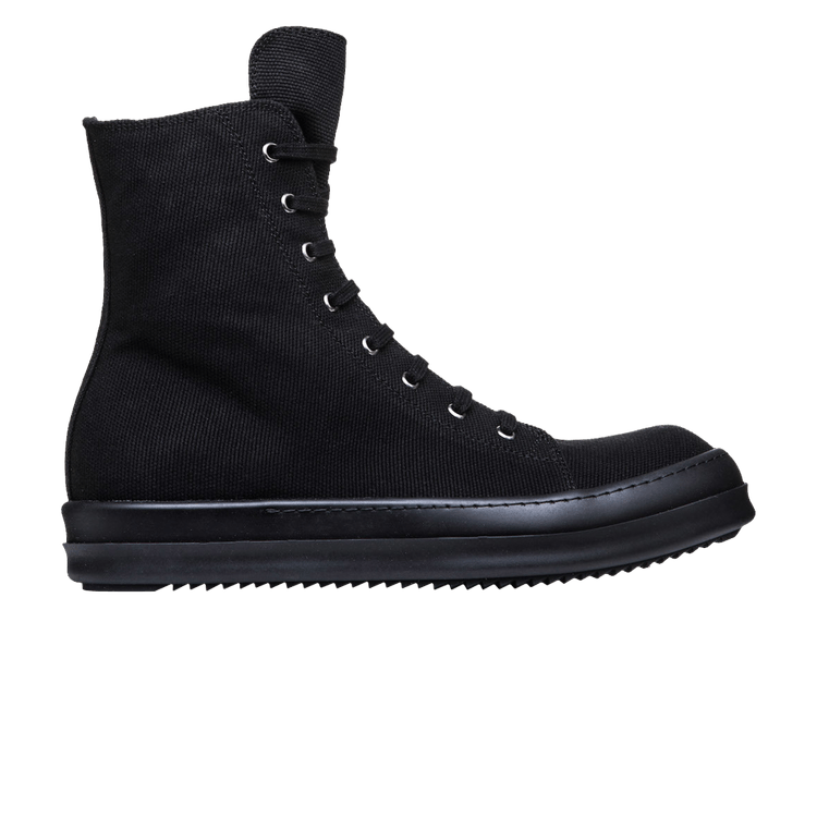 Buy Rick Owens DRKSHDW Ramones Canvas Vegan High 'Triple Black 