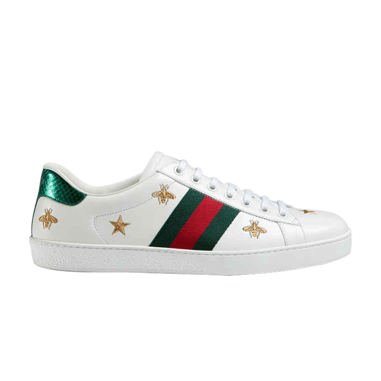 Gucci Ace Sneaker With Bees And Stars - Farfetch