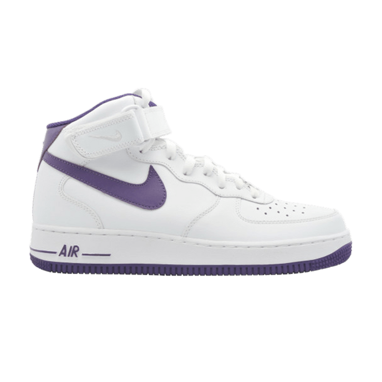 美品 Nike Air Force 1 ホワイト/パープル 31㎝ Buy Nike Air Force 1 Mid '07 'White Purple' - 315123 151 | GOAT