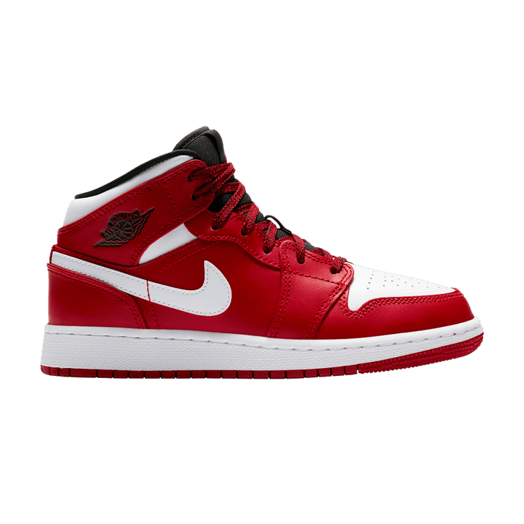 Buy Air Jordan 1 Retro Mid GS 'Gym Red White' - 554725 605 | GOAT