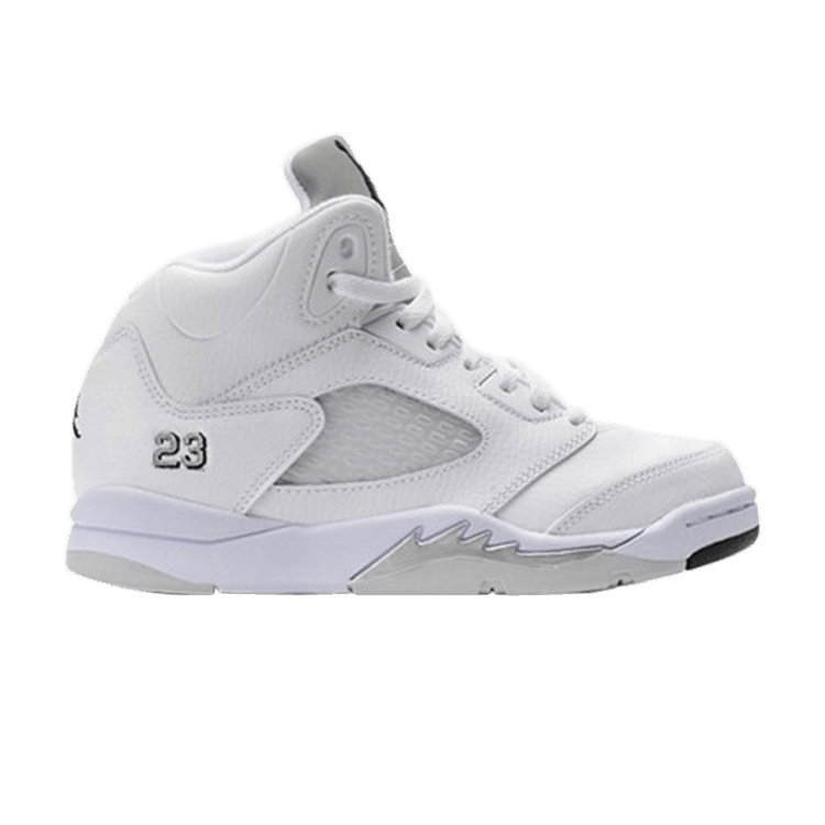 Jordan 5 deals metallic white