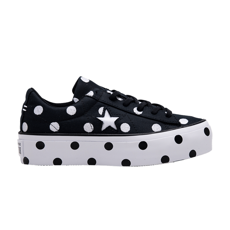 Wmns One Star Platform Ox 'Black White'