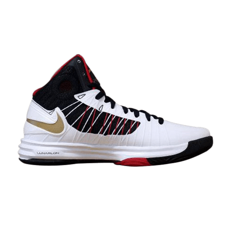 nike hyperdunk red and black