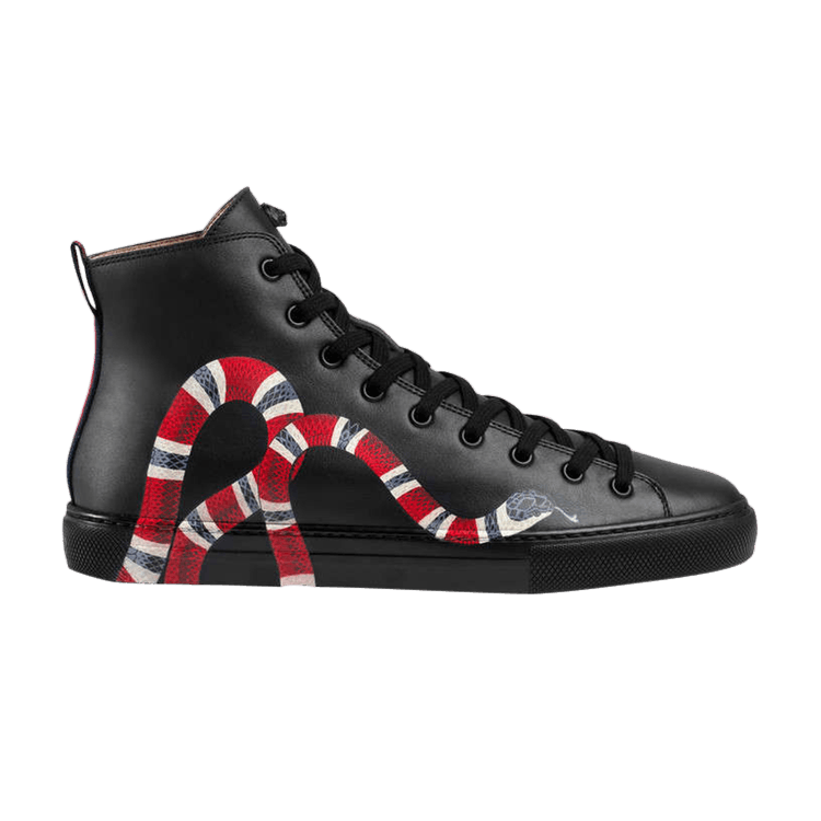 Gucci Leather High Top 'Snake' | GOAT