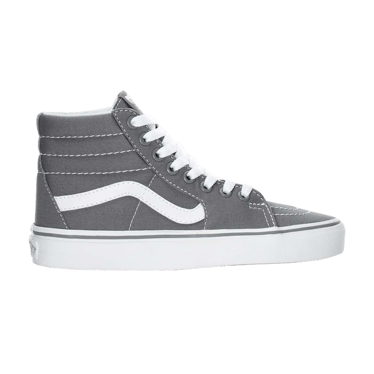 Dark grey high top vans sale