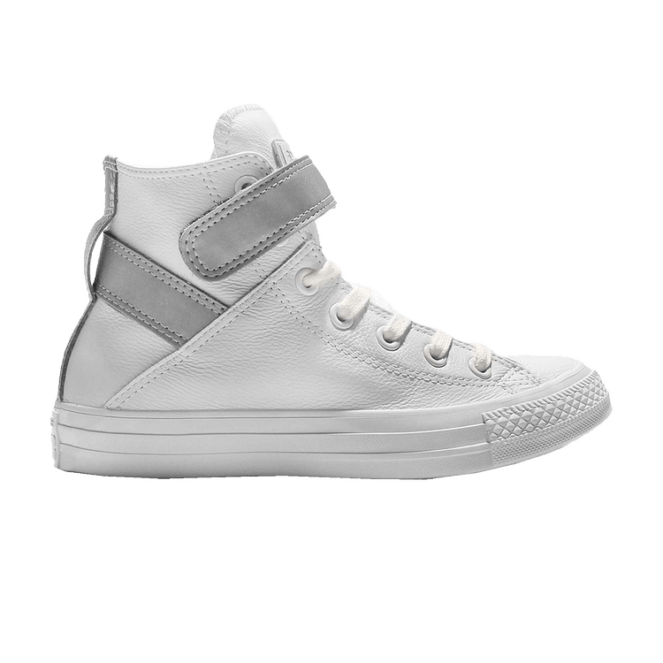 Wmns Chuck Taylor All Star Brea Reflective Hi 'White Silver'