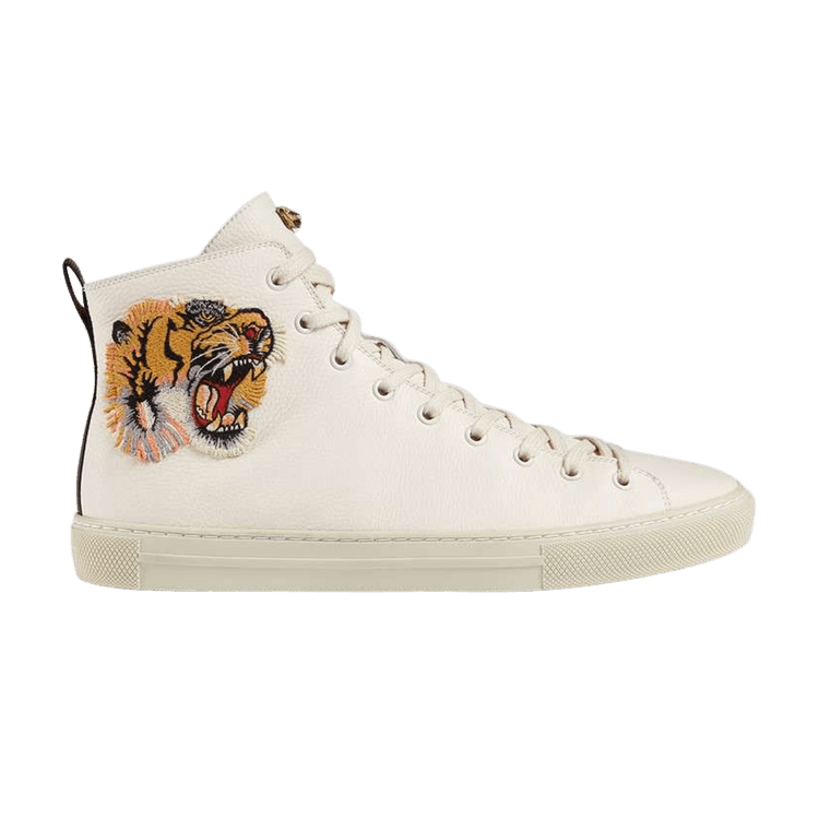 Trainers Gucci - Tiger embroidered high top sneakers - 478337BXOA09064
