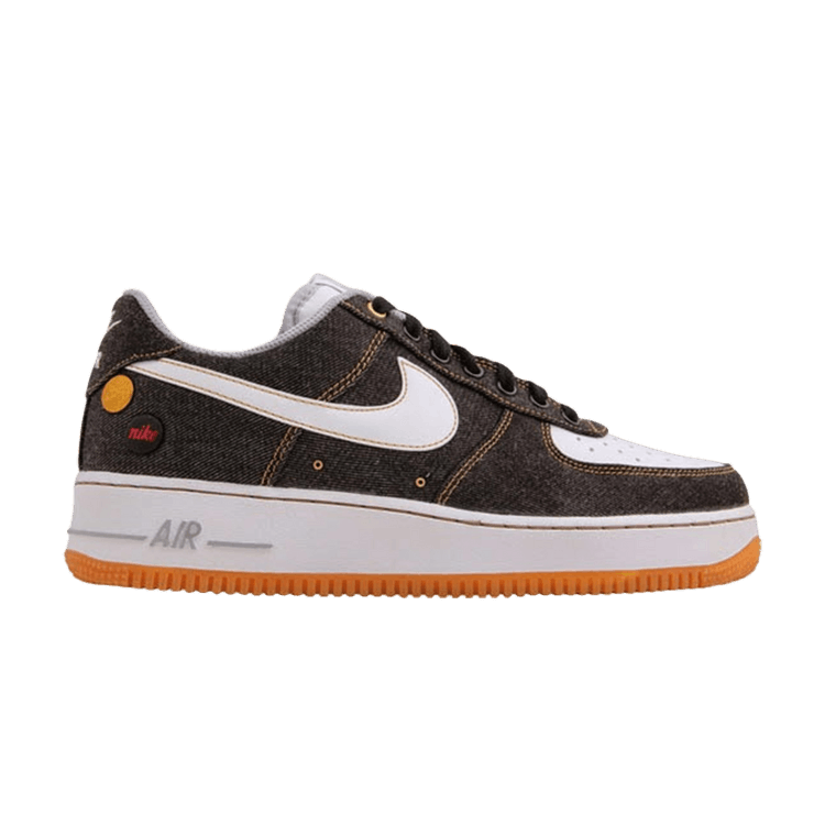 Buy Nike Air Force 1 '07 Low 'Black Denim' - 630930 001 | GOAT