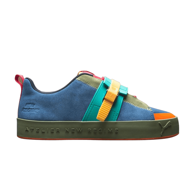 Deliberate dull to invent Atelier New Regime x Court Platform Brace 'Blue Wing Teal' | GOAT
