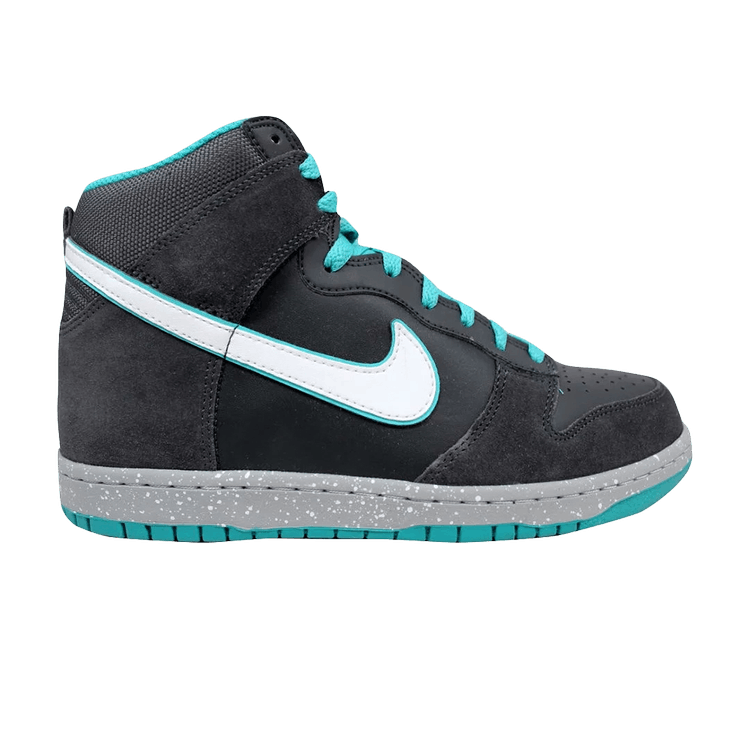 Buy Dunk High 'Anthracite Turquoise' - 317982 052 | GOAT