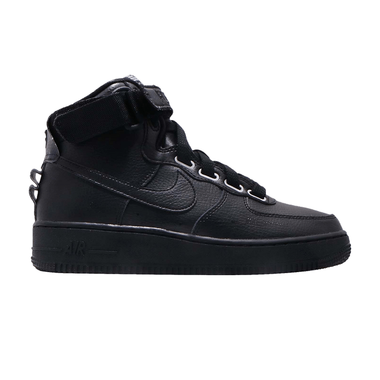 Shoe Black Air Force High Top Womens Nike Womens Air Force High