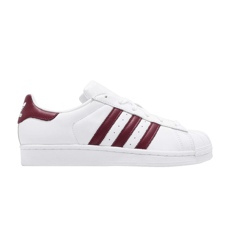 Buy Wmns Superstar 'White Maroon' - D97999 | GOAT