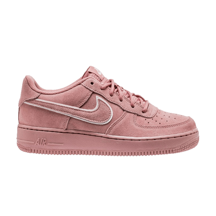 Pink suede nike new arrivals