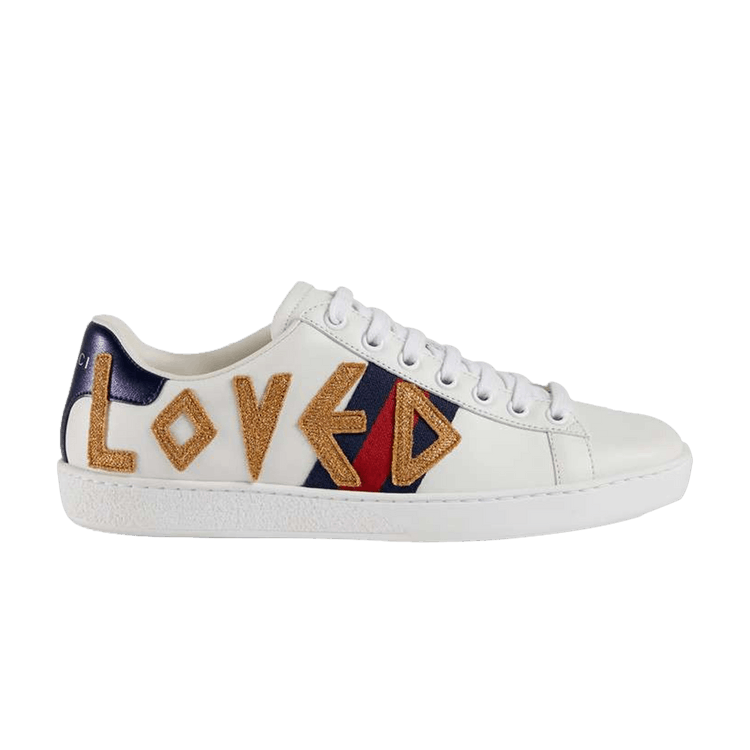 Buy Gucci Wmns Ace Embroidered 'Loved' - 505328 DOPEO 9095 | GOAT
