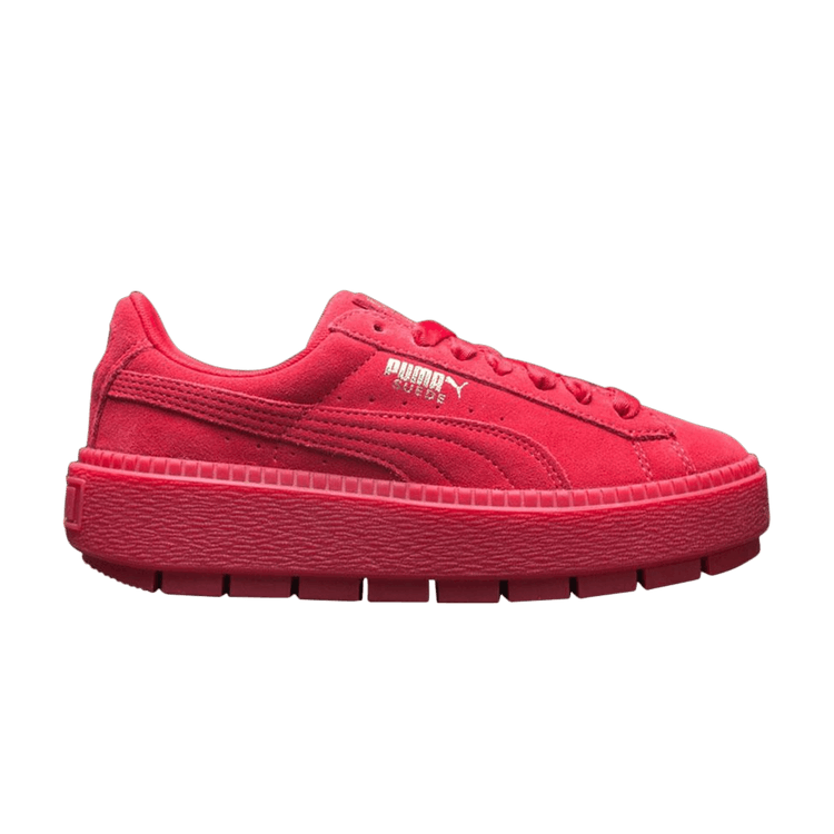 Suede platform trace discount