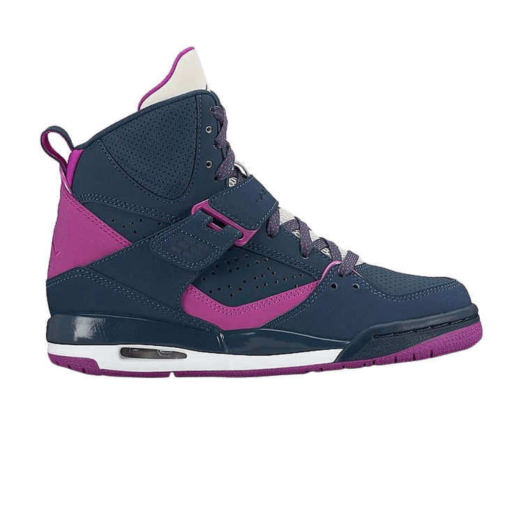 US12_30cm JORDAN FLIGHT45 HIGH IP S&S 希少 Nike Air Jordan Flight 45 High IP Black Pink GS Grade School