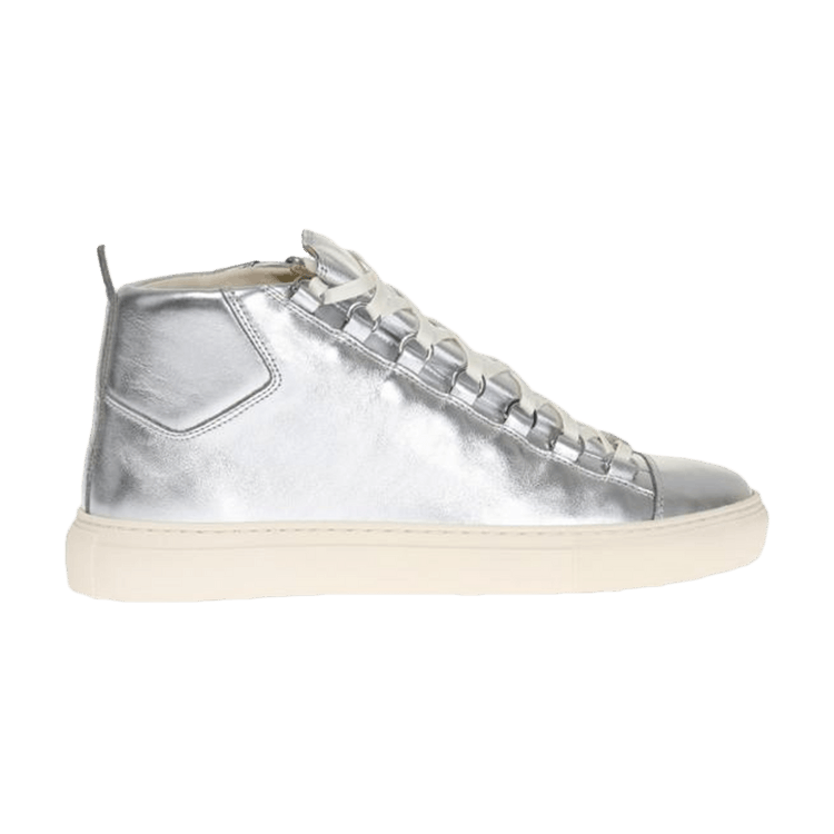 Buy Balenciaga Arena High 'Metallic Silver' - 483497 WAZ20 8100