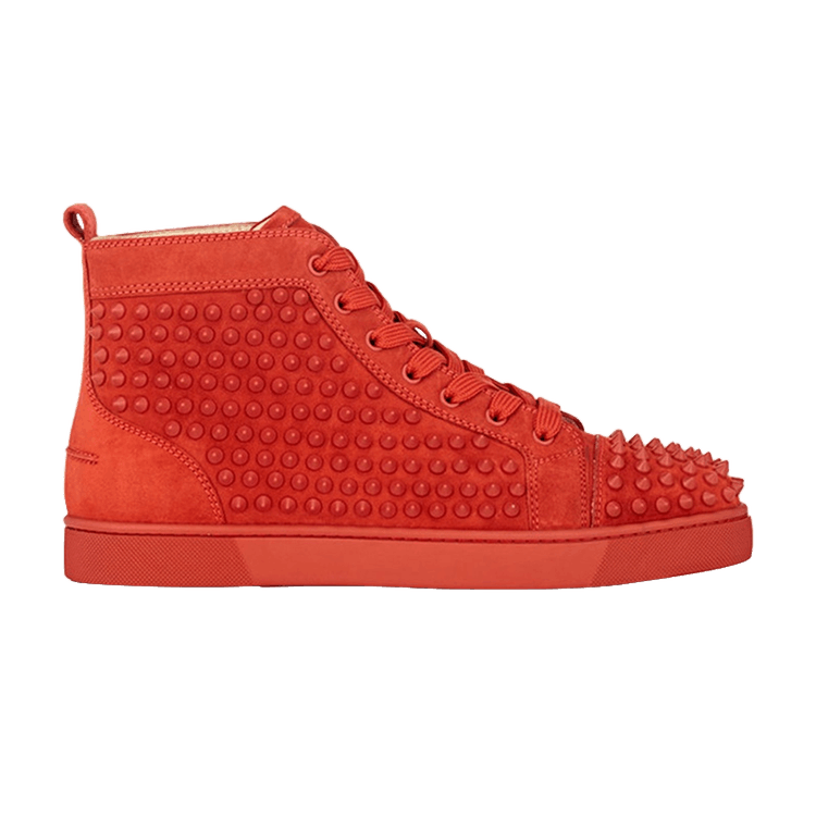 Buy Christian Louboutin Louis Spikes Flat 'Red' - 1140217R182