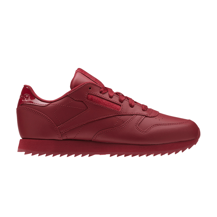 Wmns Classic Leather Ripple 'Cranberry Red'