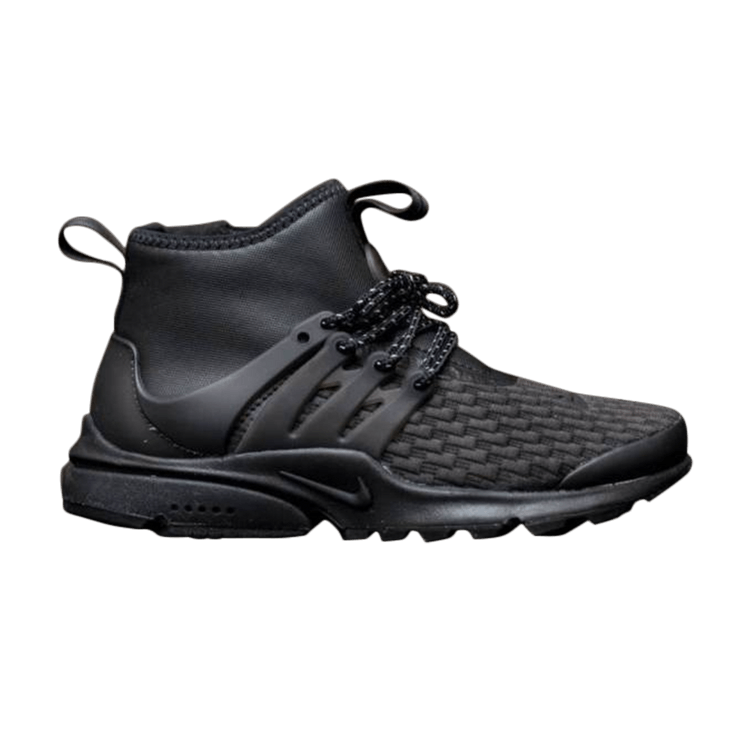 Buy Wmns Air Presto Mid Utility Premium Triple Black AA0674 003 GOAT