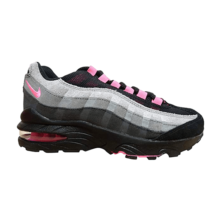 Buy Air Max 95 LE GS Black Laser Pink 310830 062 GOAT