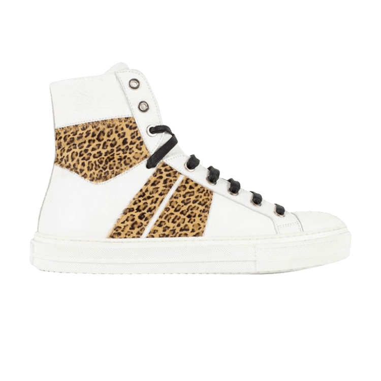 Buy Amiri Sunset Leather 'White Leopard' - MSSUN LPD117WHL | GOAT