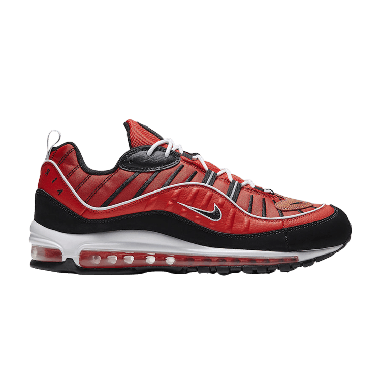 red and black air max 98