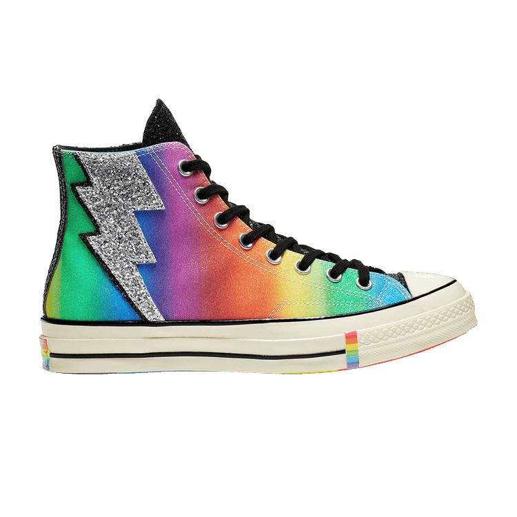 Chuck 70 Hi 'Pride Shimmering Black Rainbow'