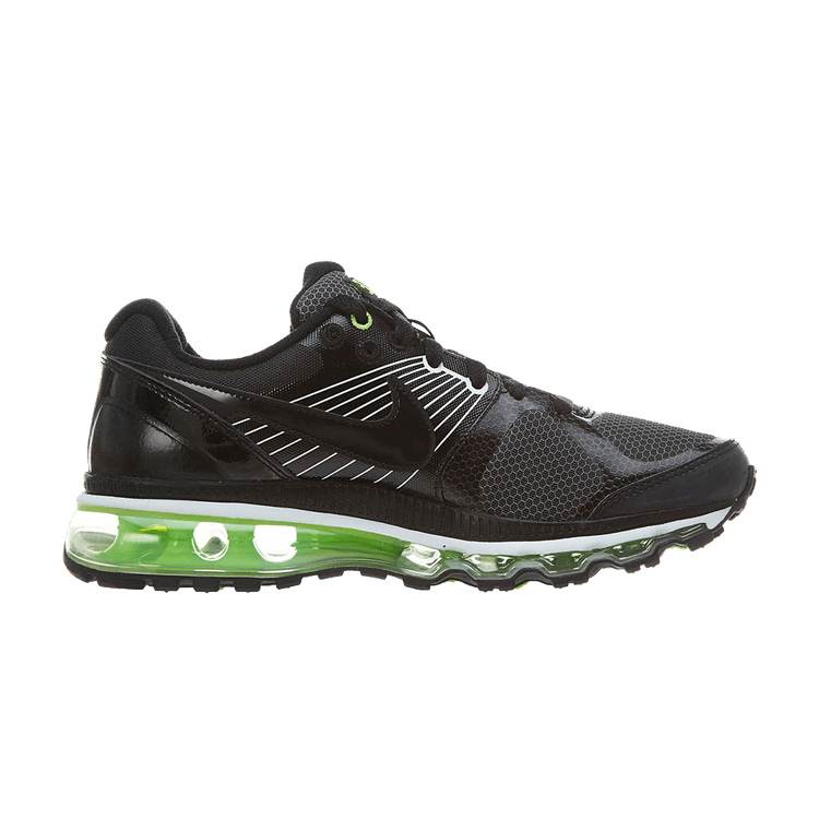 Buy Air Max 2010 GS Black Electric Green 414309 002 GOAT
