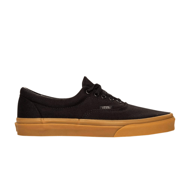 Vans era black hot sale gum sole