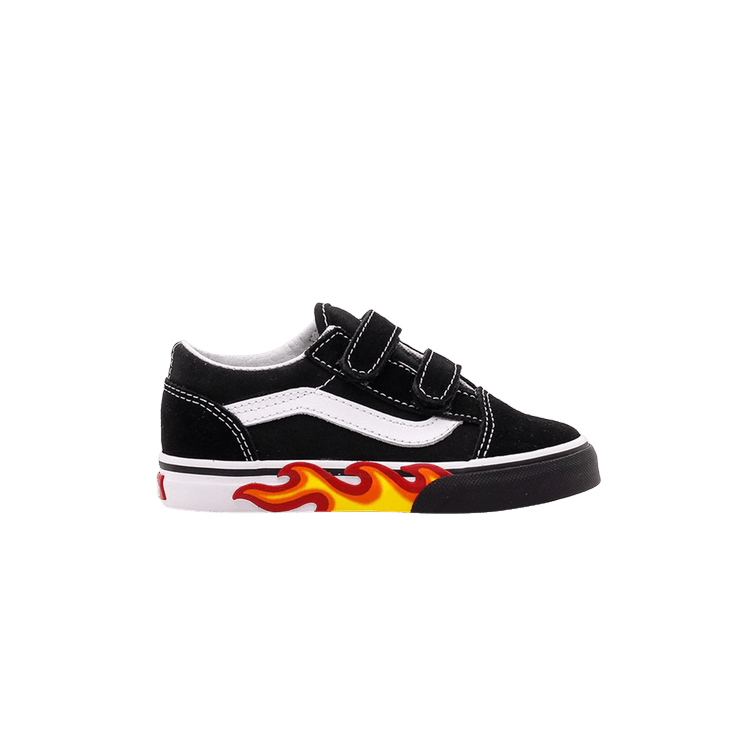 Old Skool V Toddler 'Flame Cut Out'