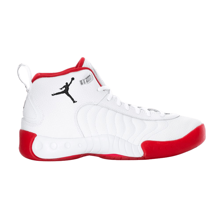 Jordan jumpman pro white and red sale