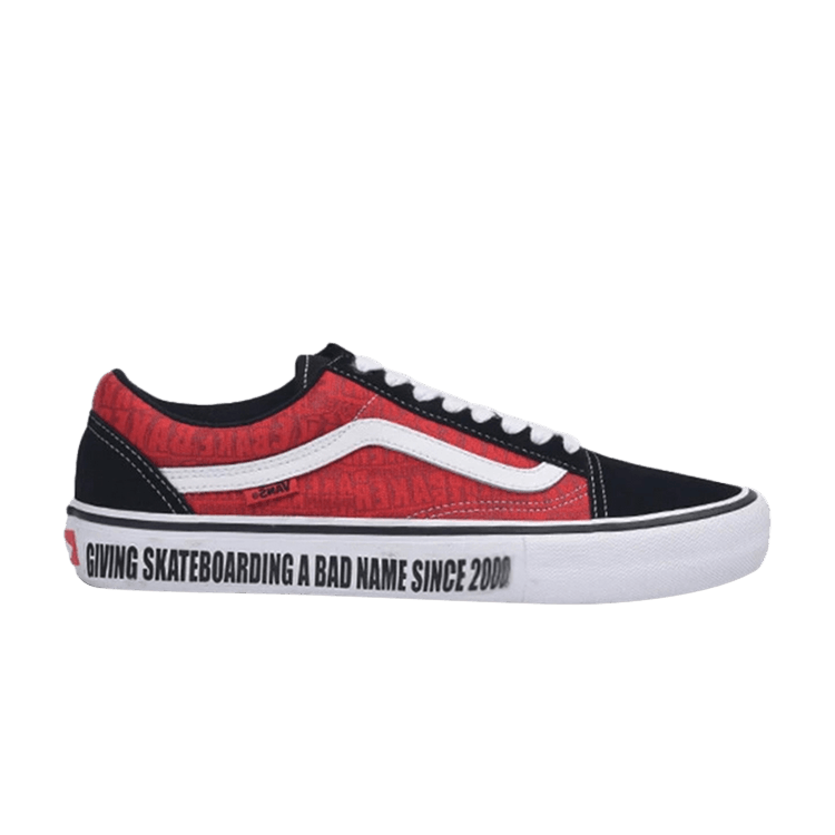 Buy Baker Skateboards x Vans Old Skool 'Red' - VN0A45JCUZV1 | GOAT