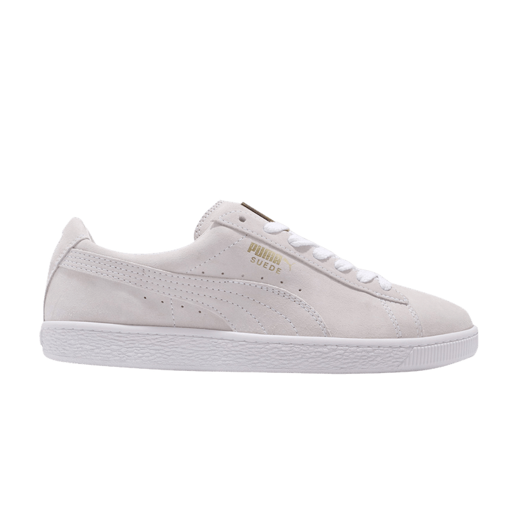 PUMA Suede Classic Metal Badge 'White Team Gold'