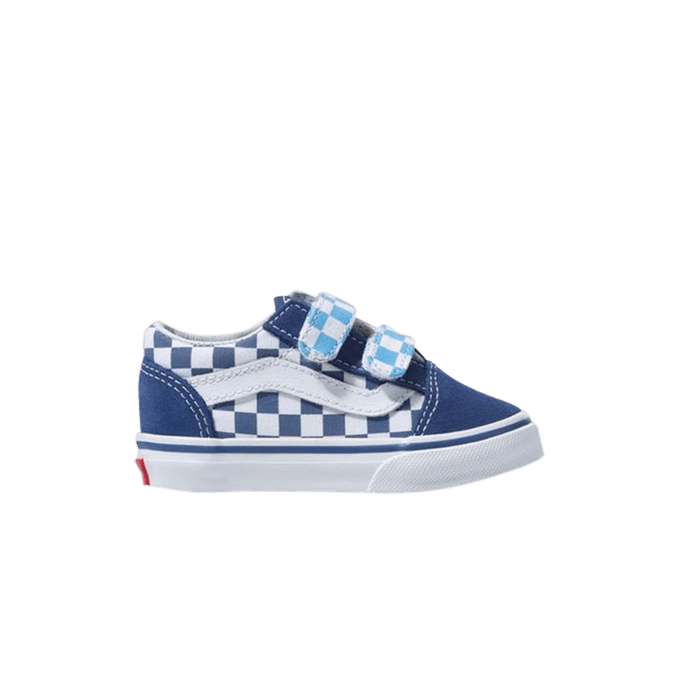 Old Skool V Toddler 'Checkerboard Bonnie Blue'