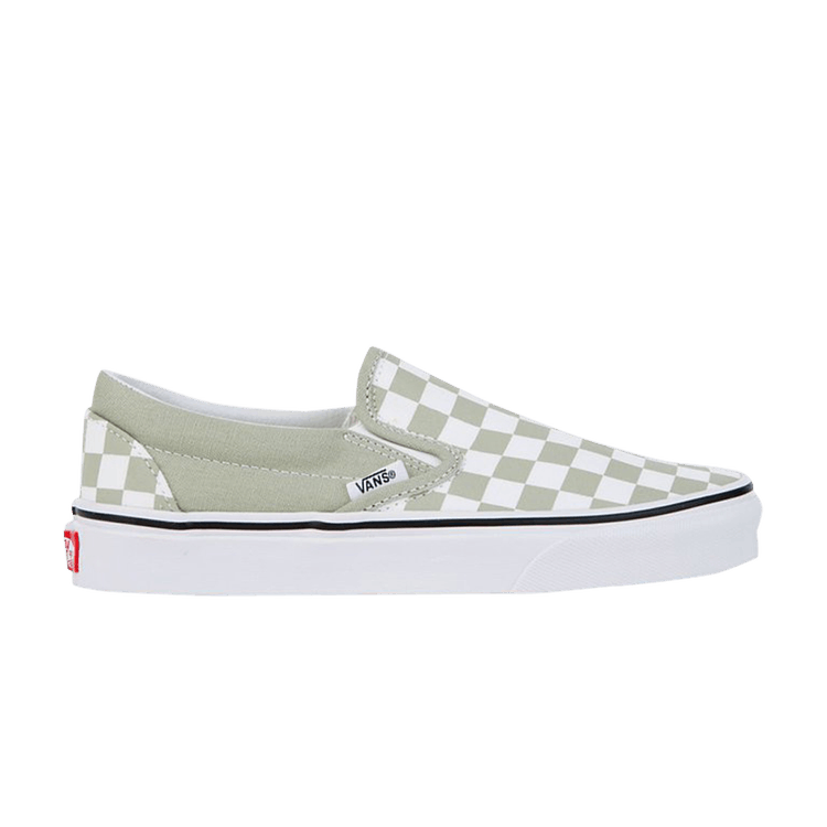 Slip-On 'Checkerboard Desert Sage'