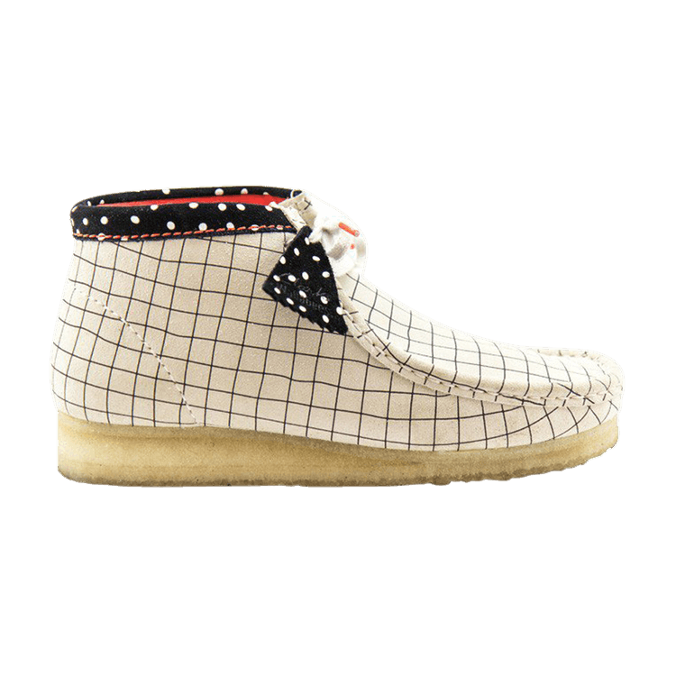 Wallabee Boot 'Black White Grid'