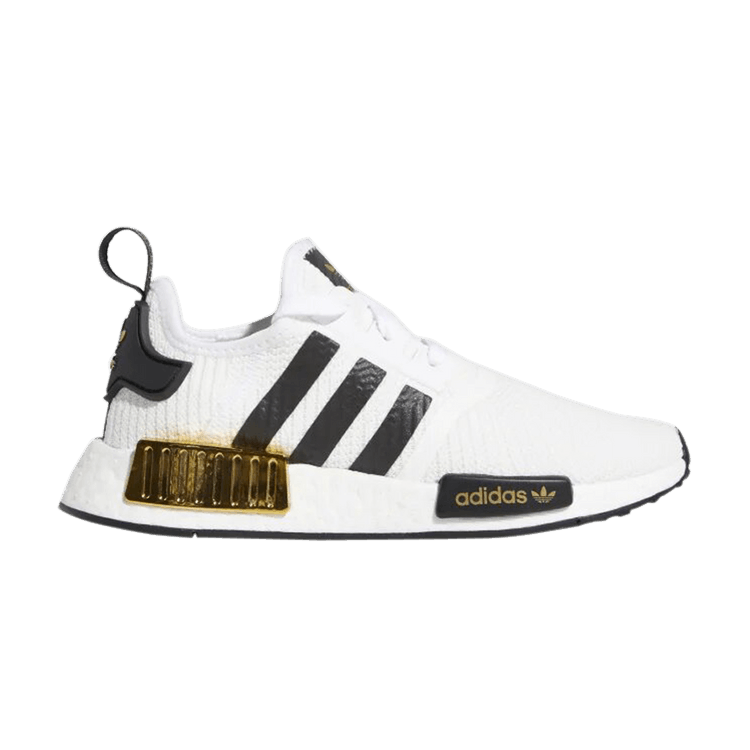 Buy Adidas NMD_R1 J 'White Gold Metallic' EG5665 GOAT
